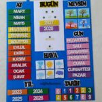 İnteraktif Takvi̇m Mavi