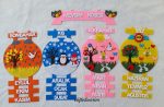 MEVSİM KÖŞESİ PANOSU PEMBE