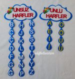 ÜNLÜ ÜNSÜZ HARFLER MAVİ