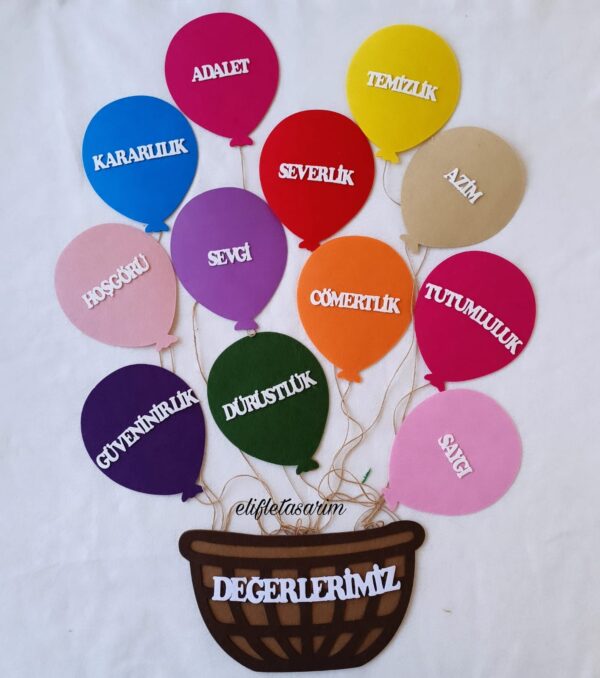 DEĞERLERİMİZ BALONLU