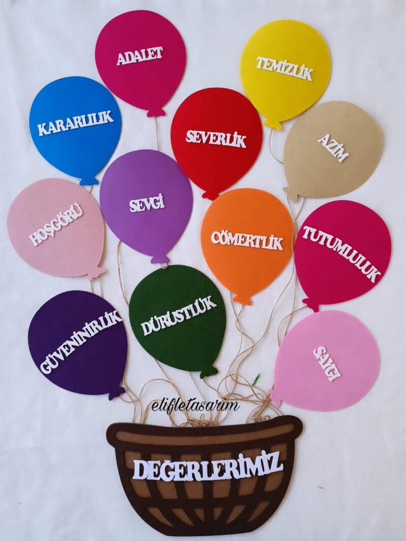 DEĞERLERİMİZ BALONLU