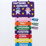 HAFTANIN GÜNLERİ ASTRONOTLU MOR