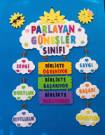 GÜNEŞLİ BULUTLU KAPI SÜSÜ